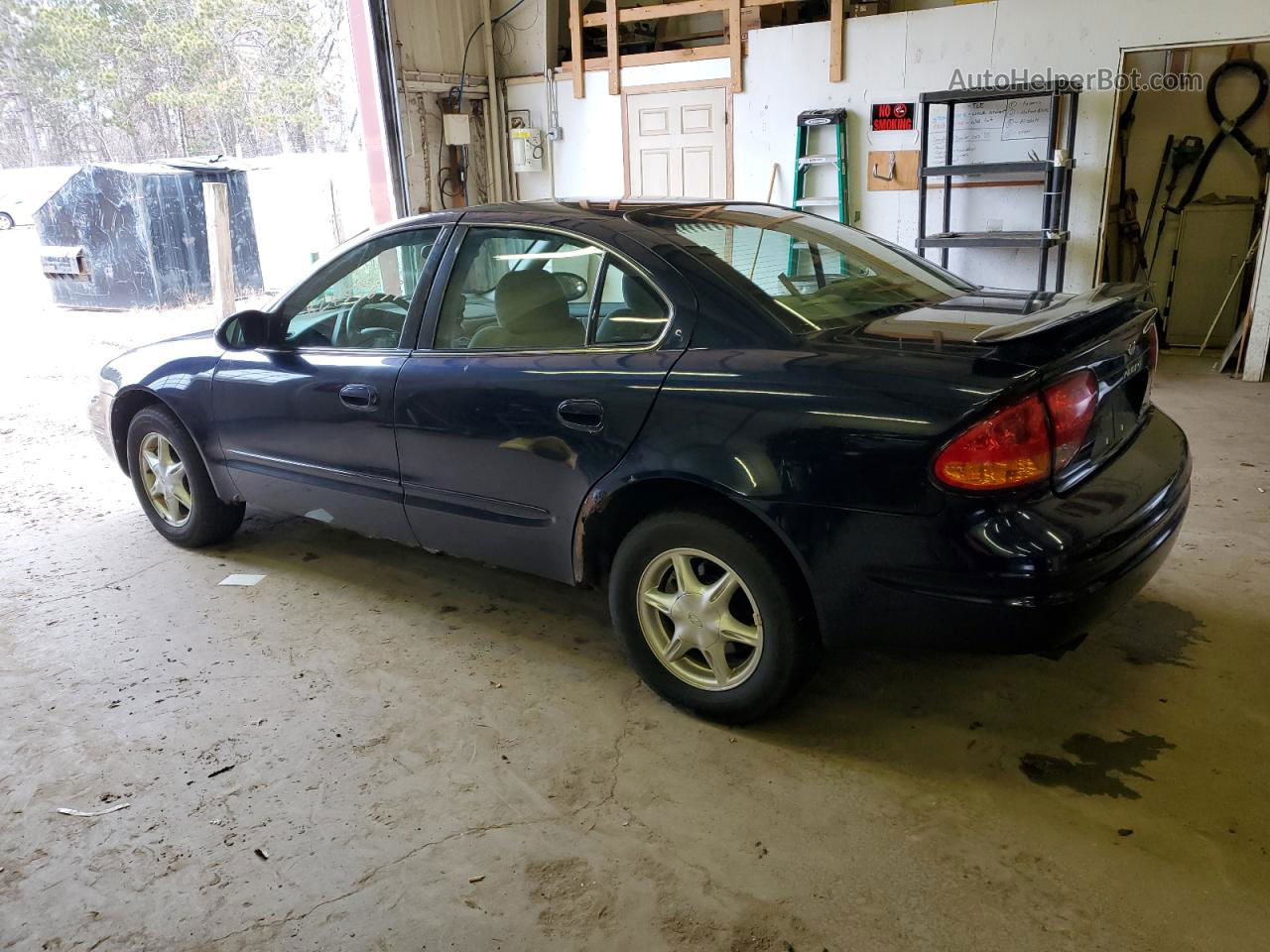 2001 Oldsmobile Alero Gl Blue vin: 1G3NL52T51C144094