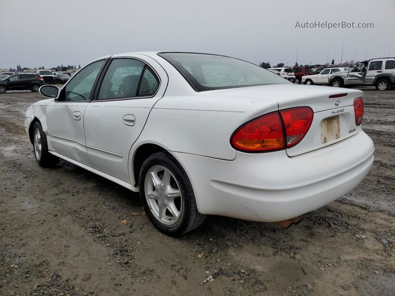 2001 Oldsmobile Alero Gl White vin: 1G3NL52T61C189951