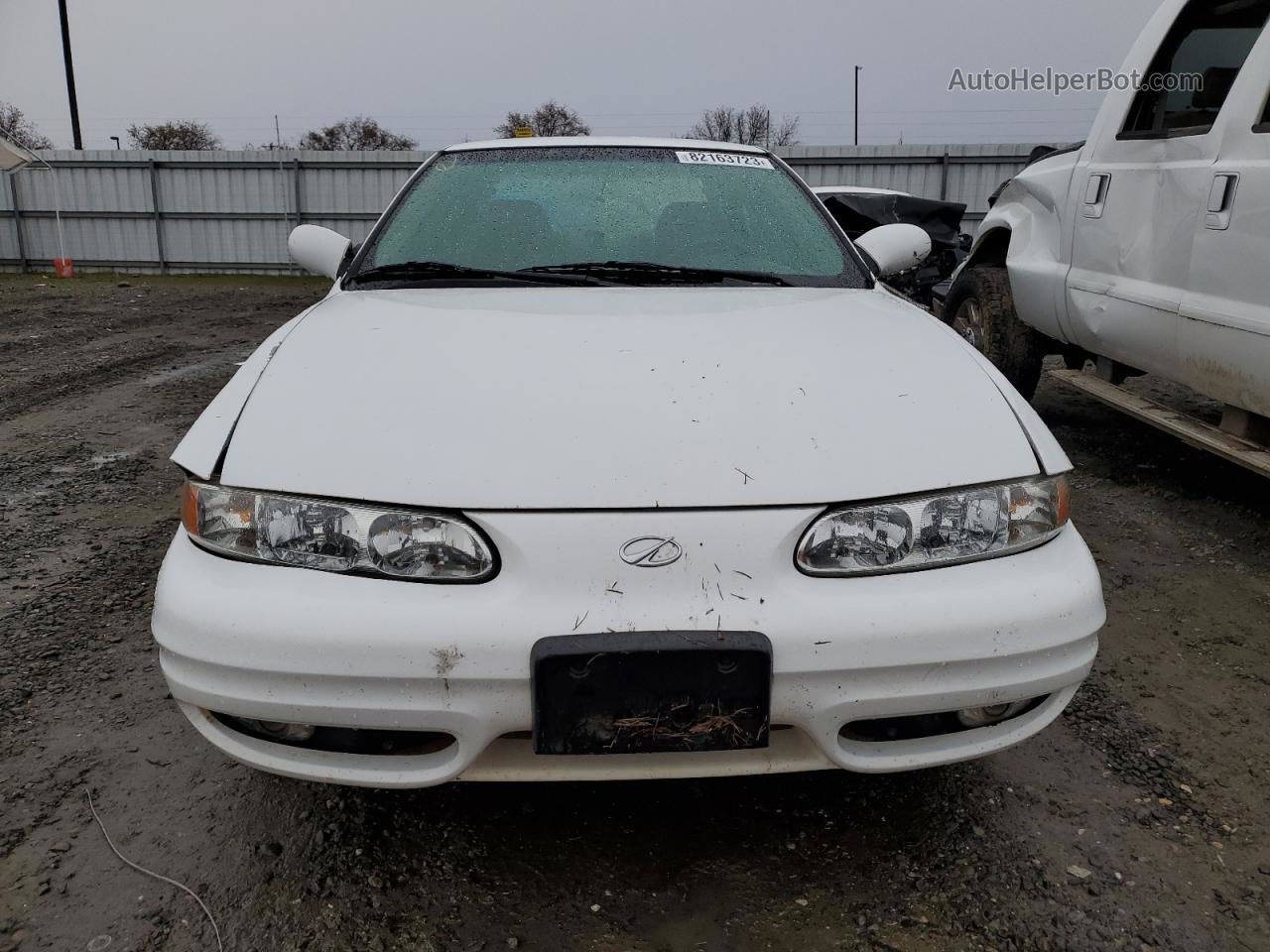 2001 Oldsmobile Alero Gl White vin: 1G3NL52T61C189951