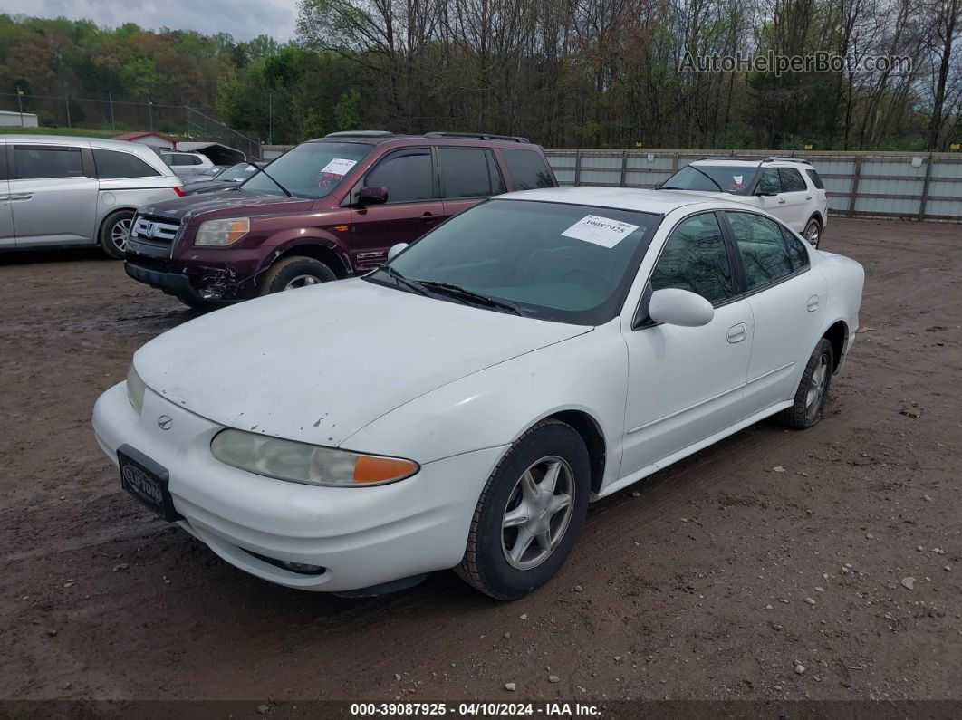 2001 Oldsmobile Alero Gl1 White vin: 1G3NL52T71C212394