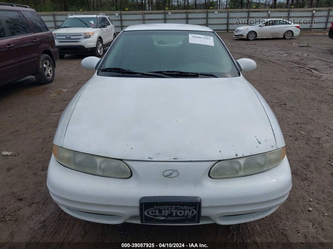 2001 Oldsmobile Alero Gl1 White vin: 1G3NL52T71C212394