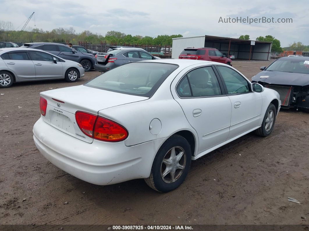 2001 Oldsmobile Alero Gl1 Белый vin: 1G3NL52T71C212394