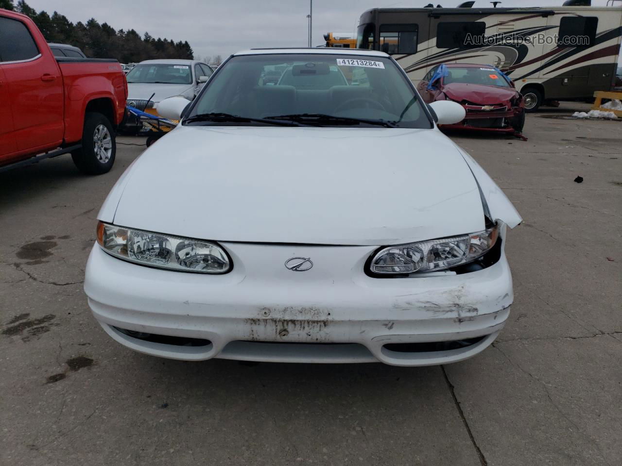 2001 Oldsmobile Alero Gl White vin: 1G3NL52T91C139982