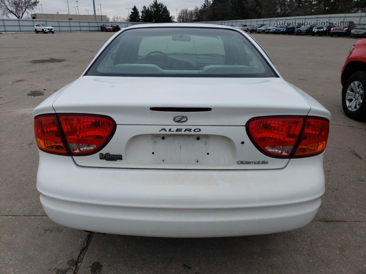 2001 Oldsmobile Alero Gl White vin: 1G3NL52T91C139982