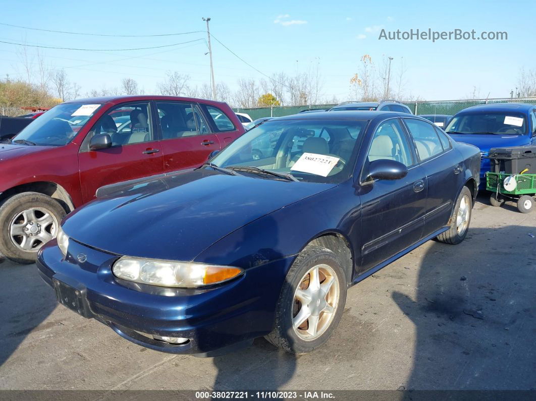 2001 Oldsmobile Alero Gl4 Синий vin: 1G3NL52T91C275609