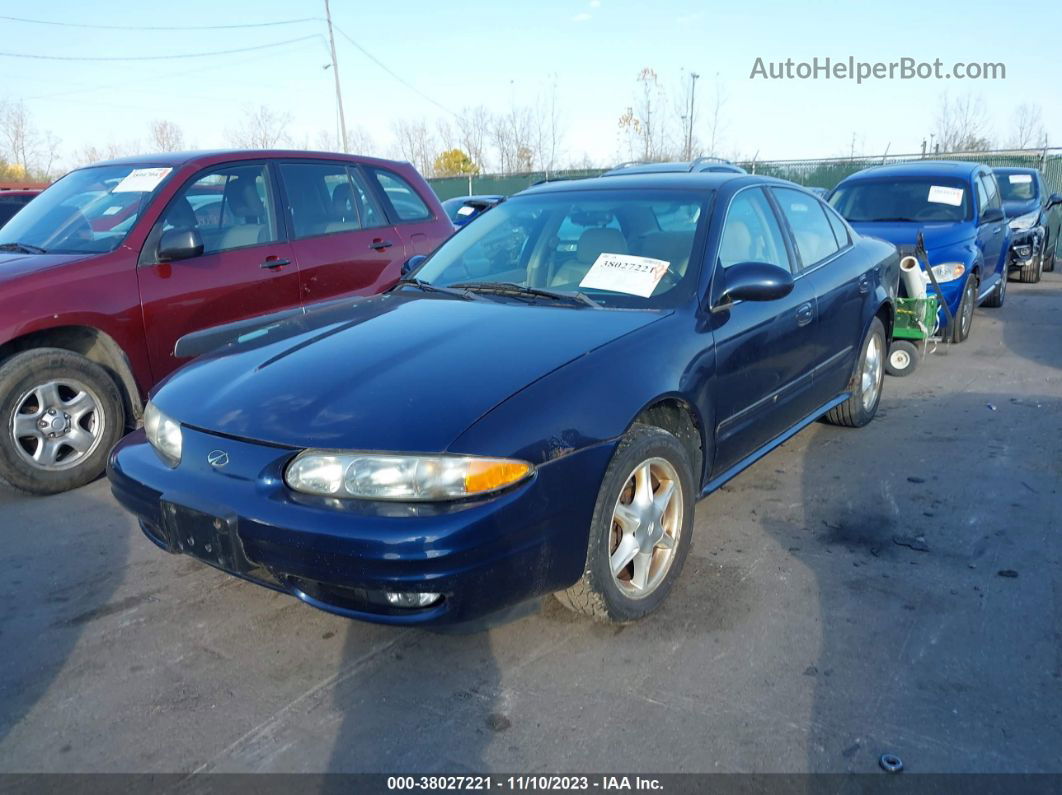 2001 Oldsmobile Alero Gl4 Синий vin: 1G3NL52T91C275609