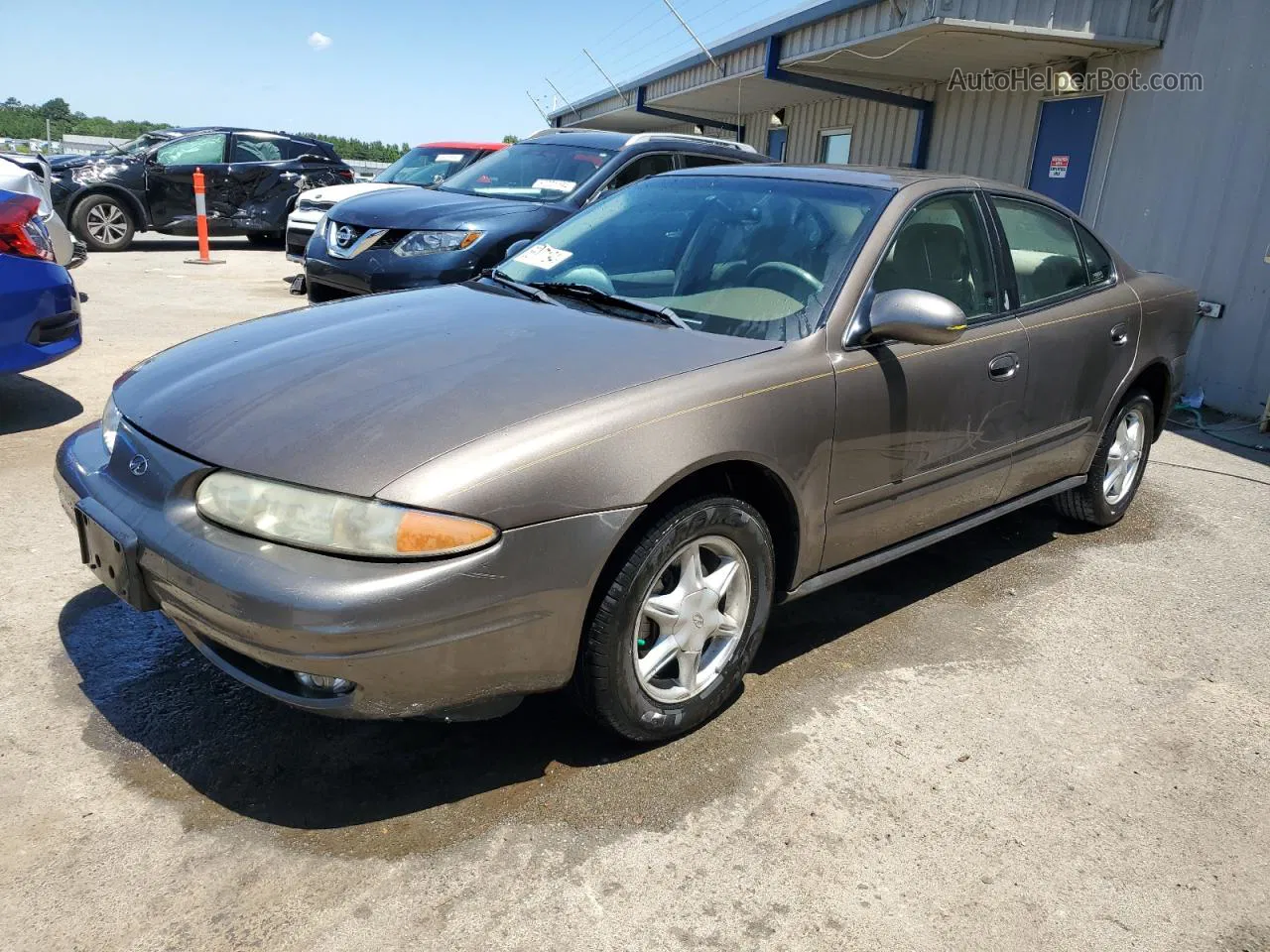 2001 Oldsmobile Alero Gl Brown vin: 1G3NL52TX1C249200