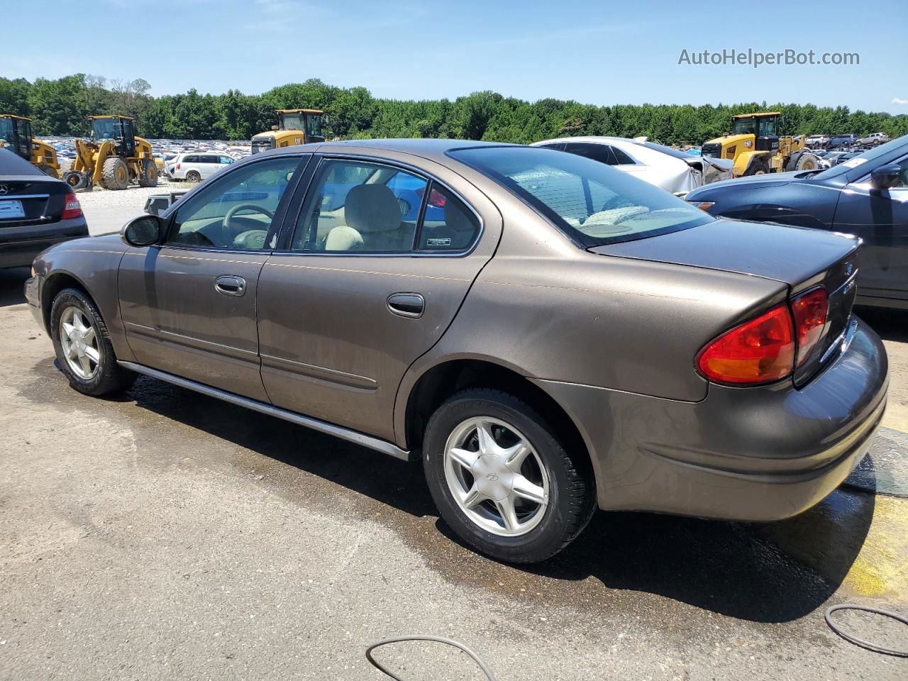 2001 Oldsmobile Alero Gl Brown vin: 1G3NL52TX1C249200