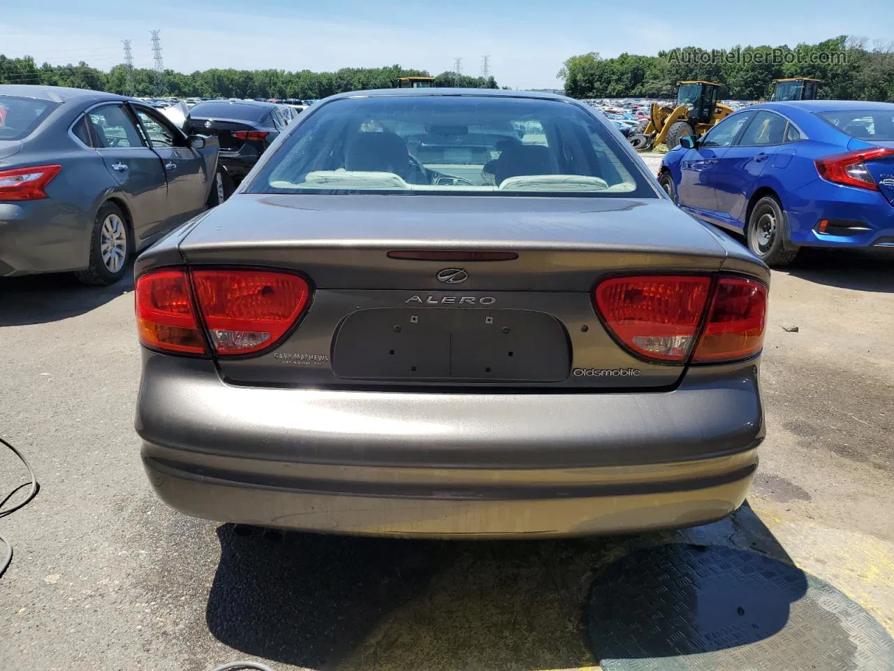 2001 Oldsmobile Alero Gl Brown vin: 1G3NL52TX1C249200