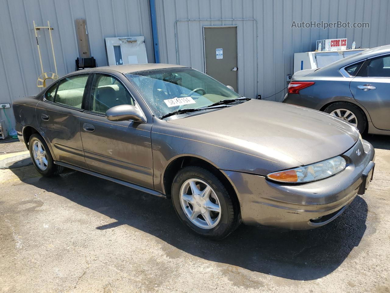 2001 Oldsmobile Alero Gl Brown vin: 1G3NL52TX1C249200