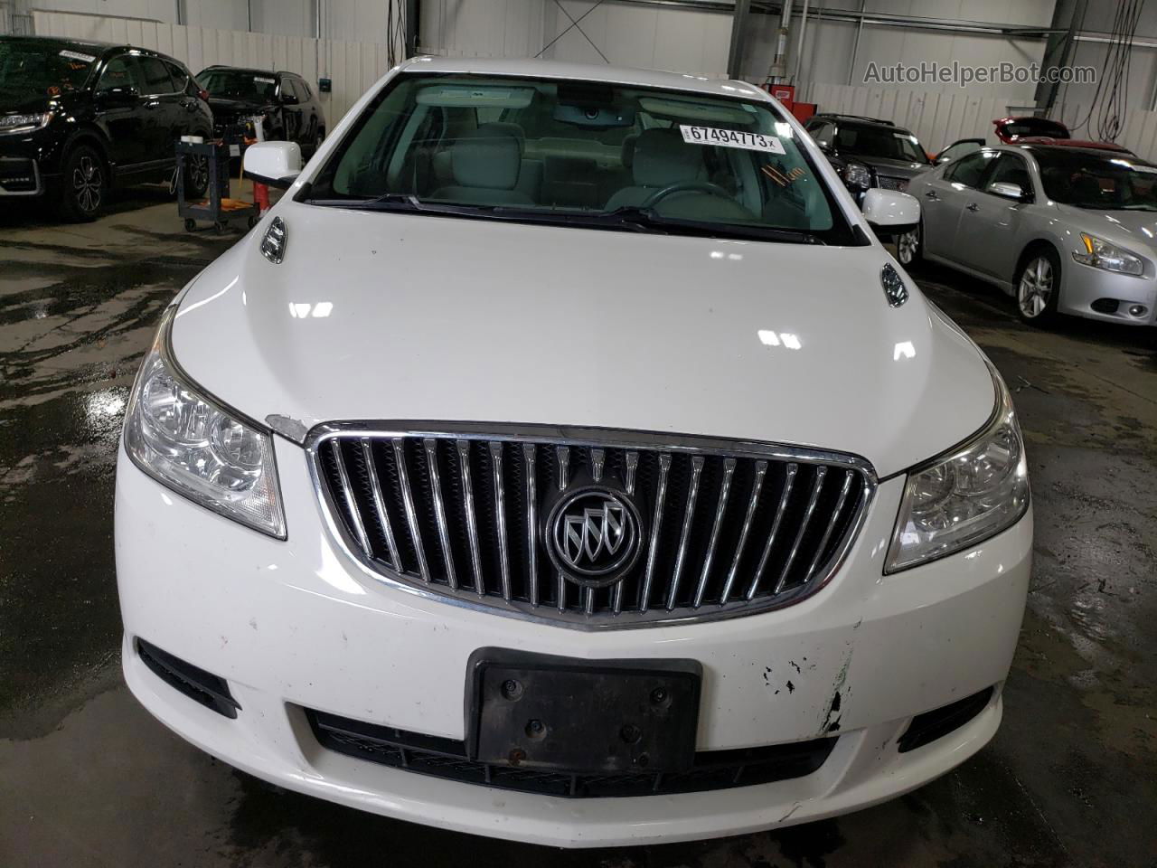 2013 Buick Lacrosse  White vin: 1G4GA5E31DF284801