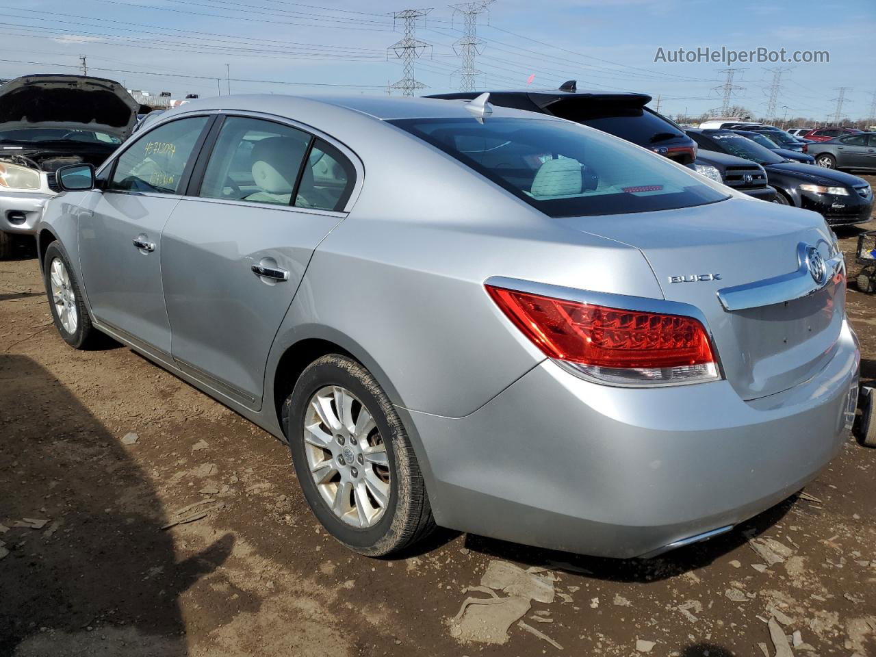 2013 Buick Lacrosse  Silver vin: 1G4GA5E34DF190041