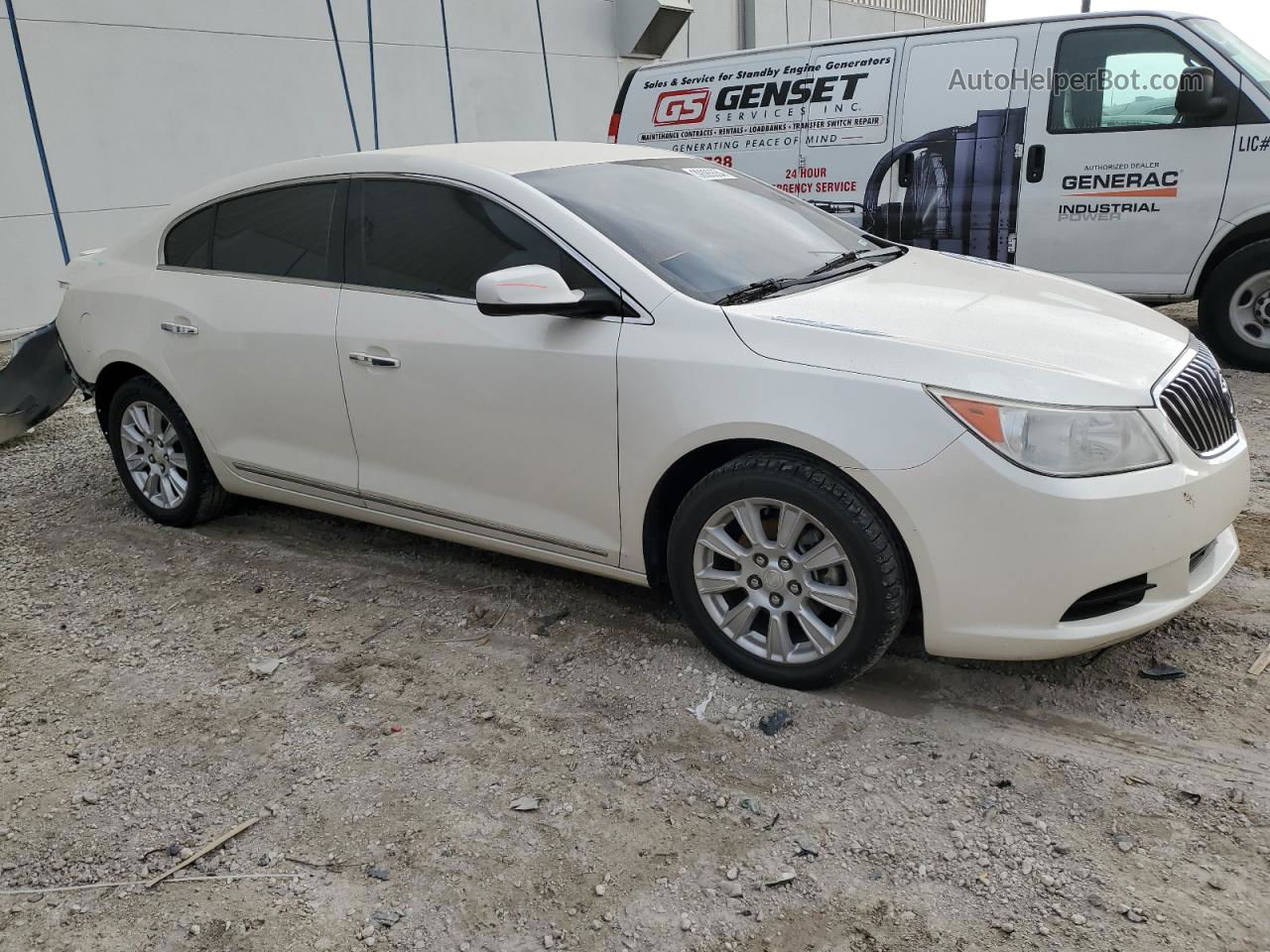 2013 Buick Lacrosse  White vin: 1G4GA5ER3DF206136