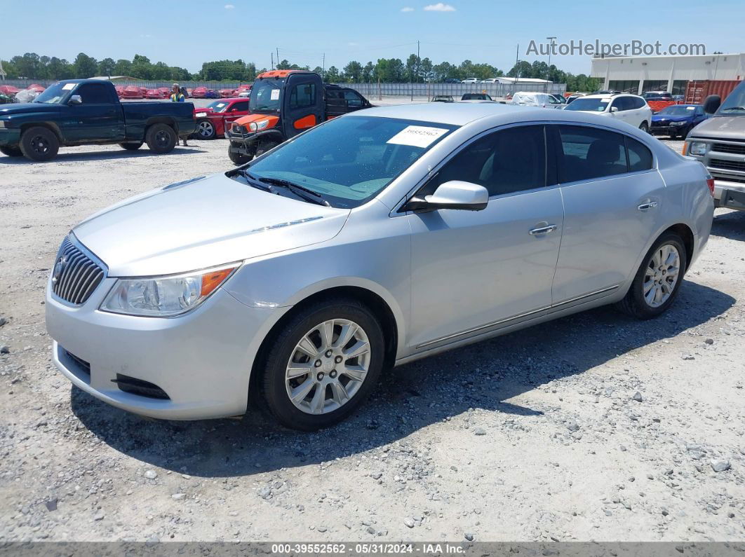 2013 Buick Lacrosse   Silver vin: 1G4GA5ERXDF187360