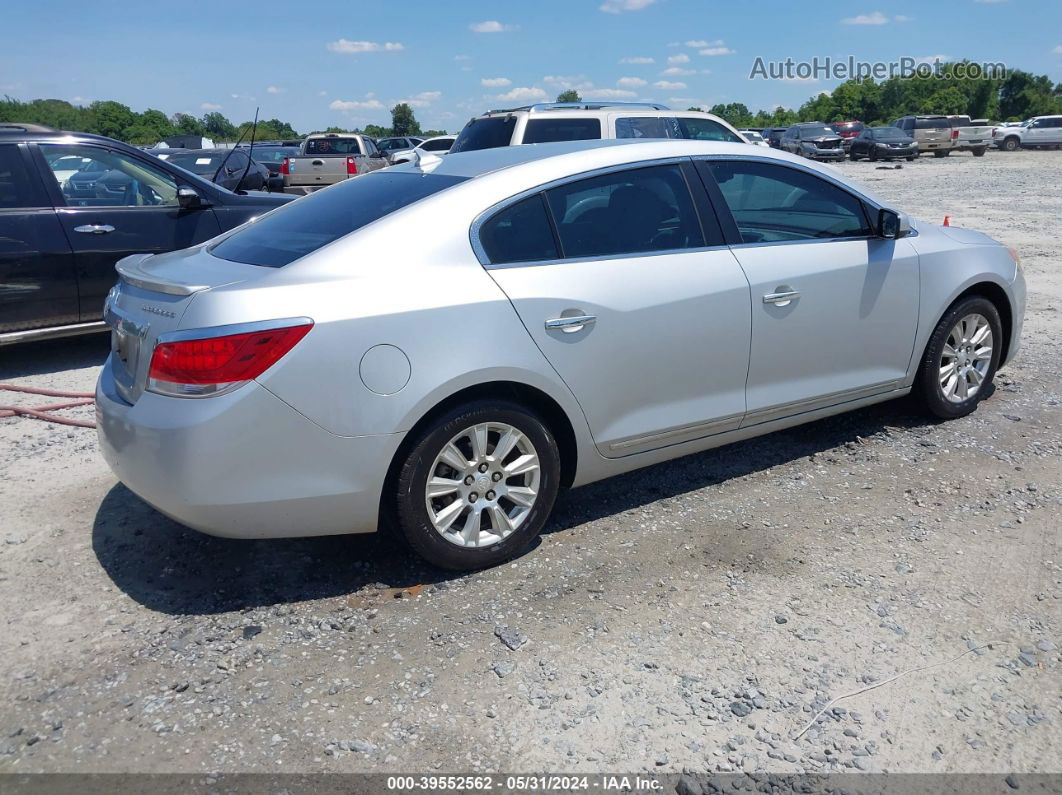 2013 Buick Lacrosse   Silver vin: 1G4GA5ERXDF187360