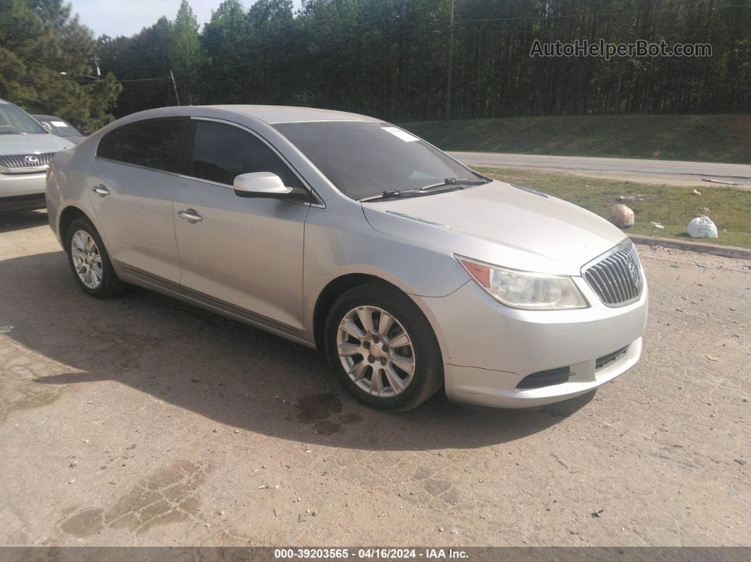 2013 Buick Lacrosse   Silver vin: 1G4GA5ERXDF238114