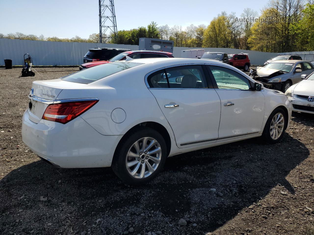 2014 Buick Lacrosse  White vin: 1G4GB5G33EF105699