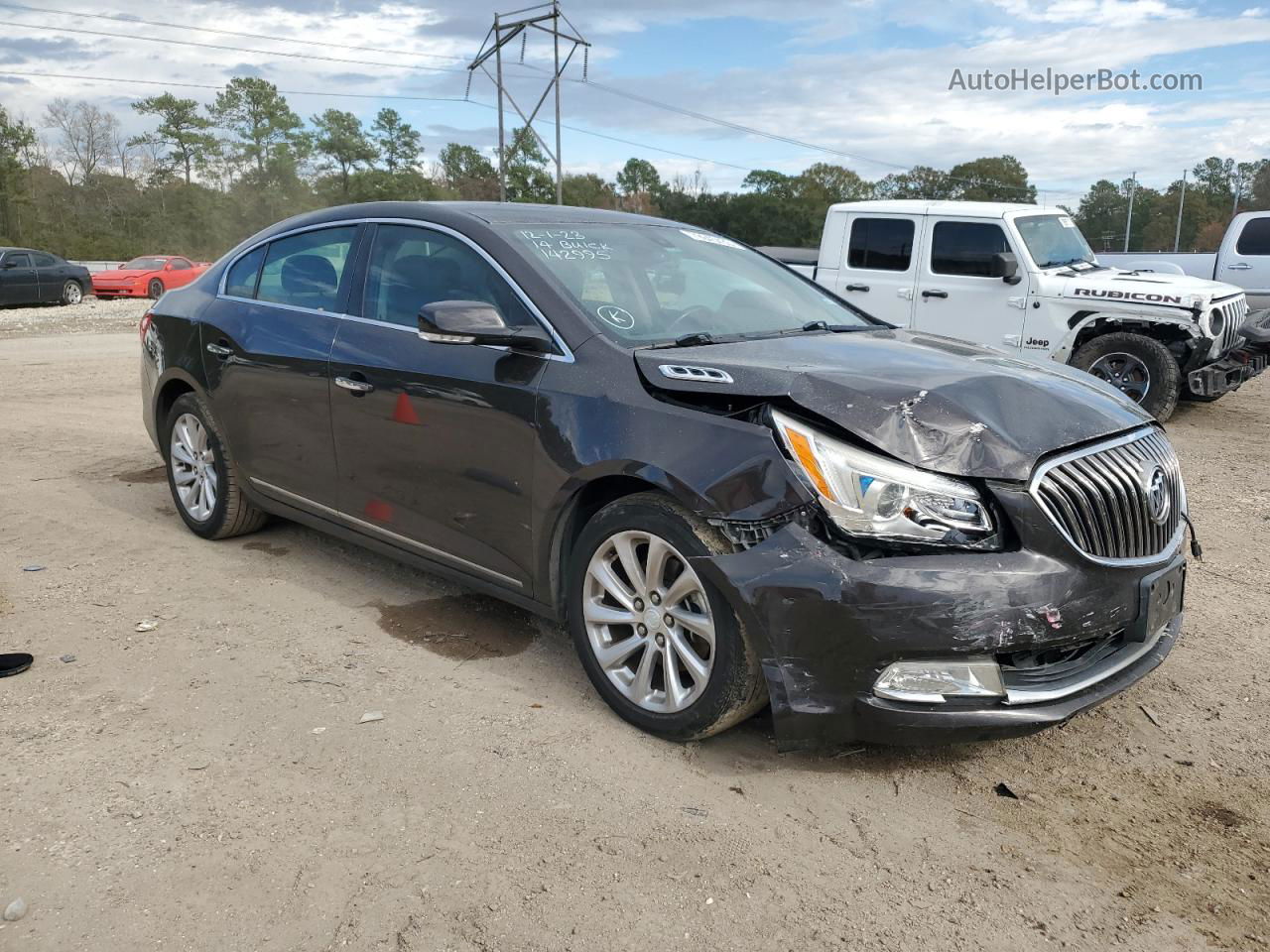 2014 Buick Lacrosse  Black vin: 1G4GB5G35EF142995