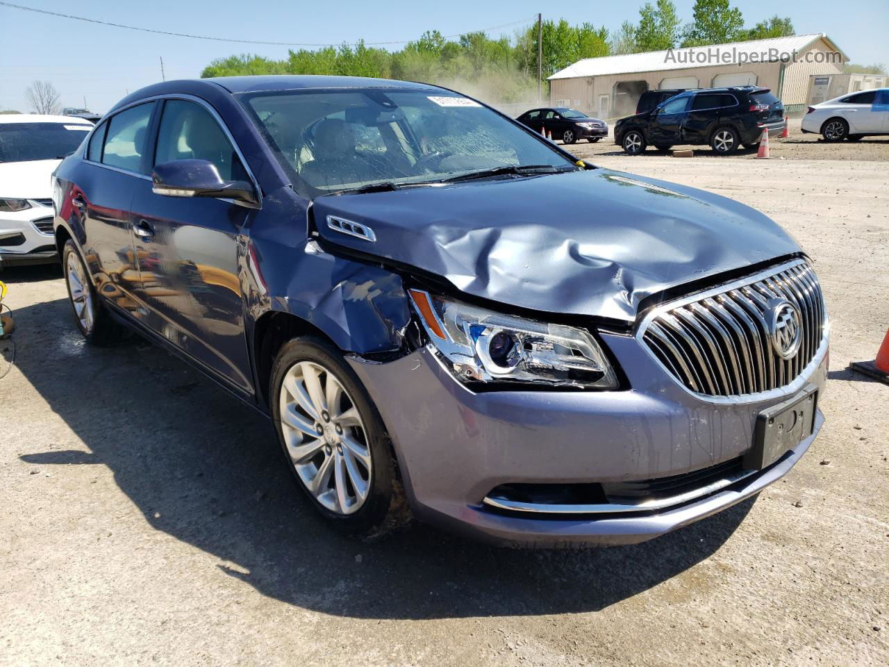 2014 Buick Lacrosse  Blue vin: 1G4GB5G37EF306330