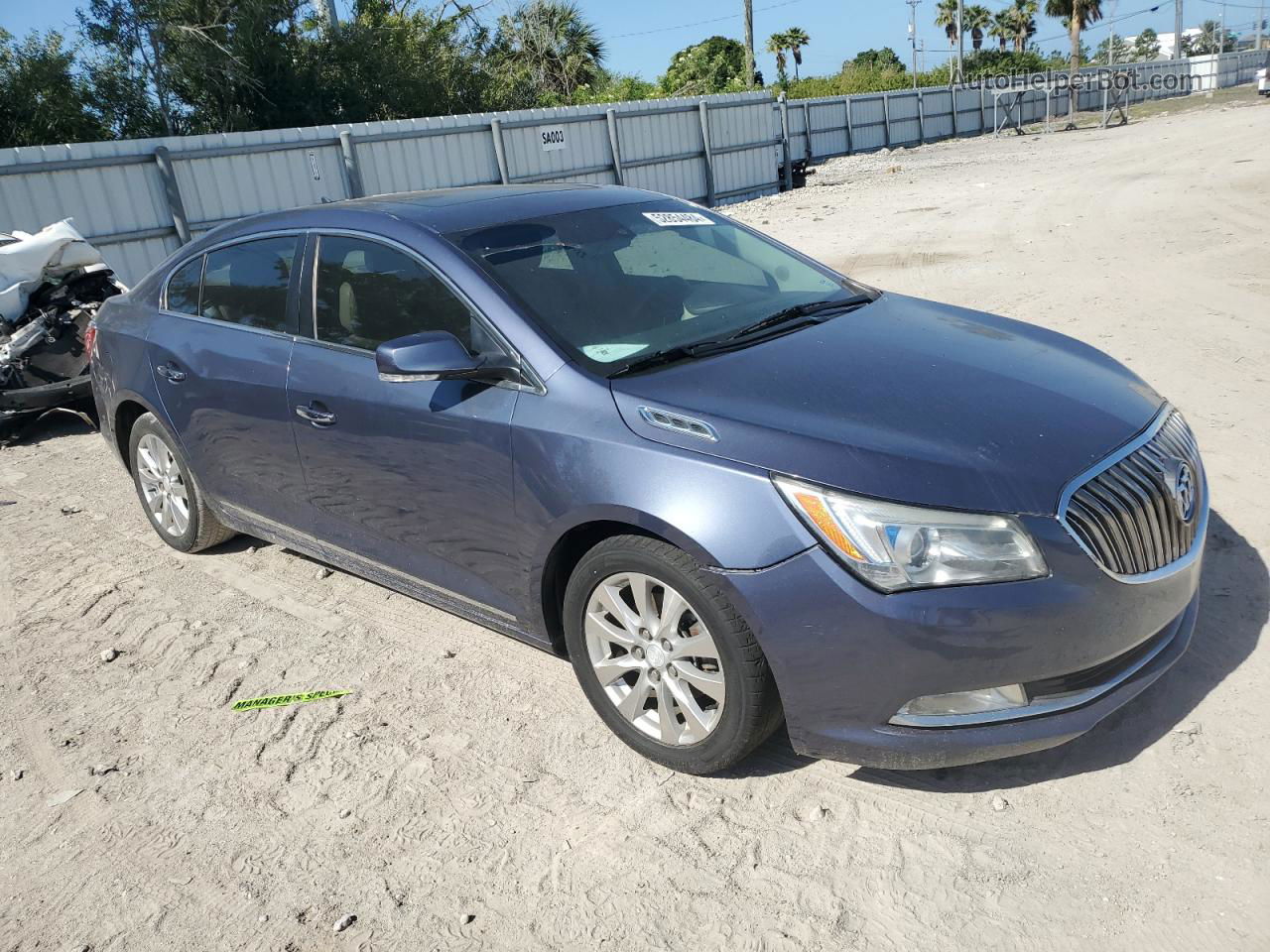 2014 Buick Lacrosse Blue vin: 1G4GB5GR5EF194664