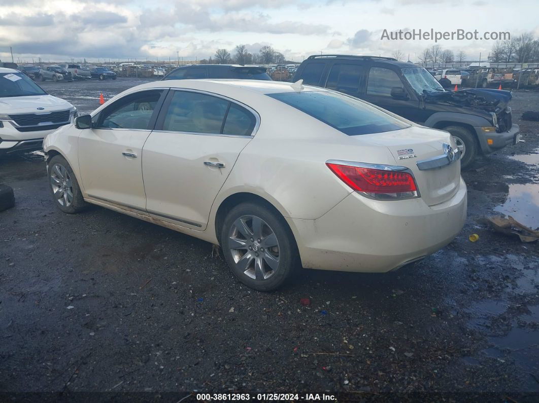 2013 Buick Lacrosse Leather Group White vin: 1G4GC5E30DF281110