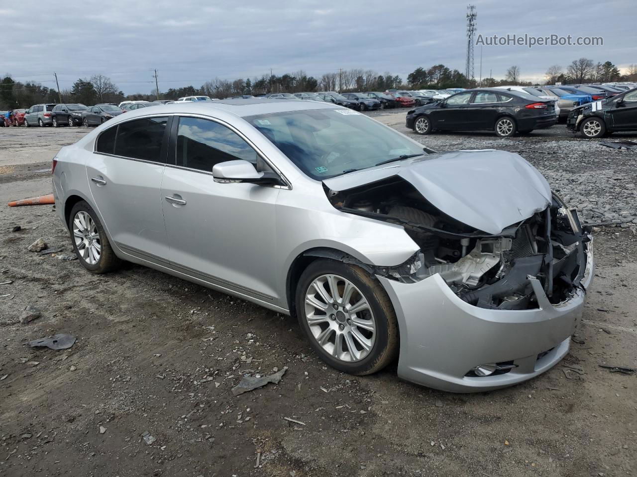 2013 Buick Lacrosse  Silver vin: 1G4GC5E31DF166533