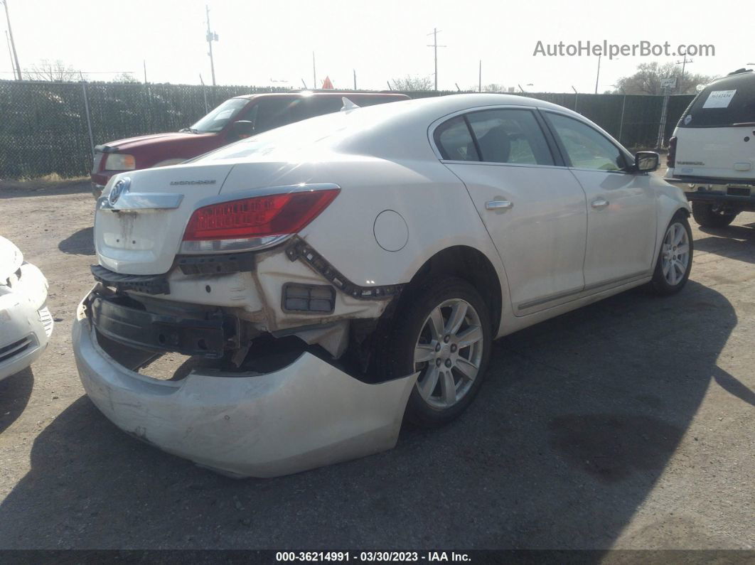 2013 Buick Lacrosse Leather Group White vin: 1G4GC5E31DF214340