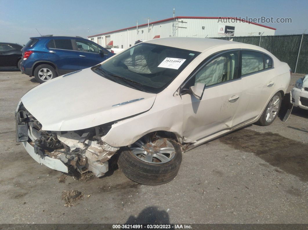 2013 Buick Lacrosse Leather Group White vin: 1G4GC5E31DF214340