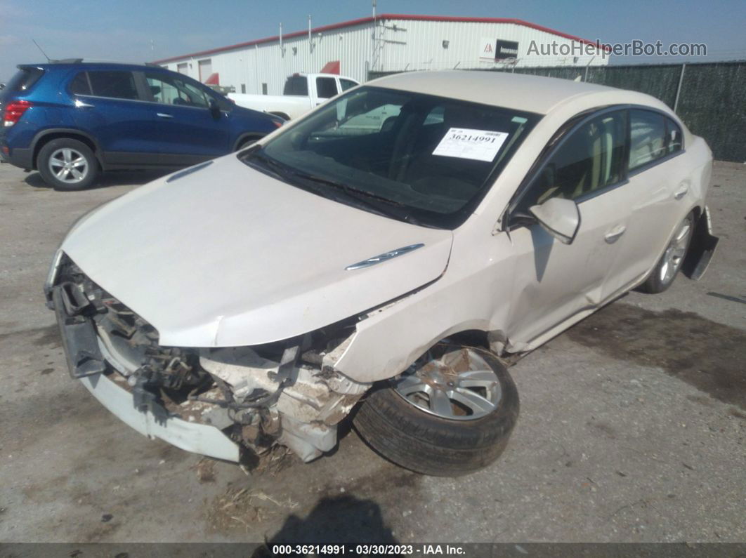 2013 Buick Lacrosse Leather Group White vin: 1G4GC5E31DF214340