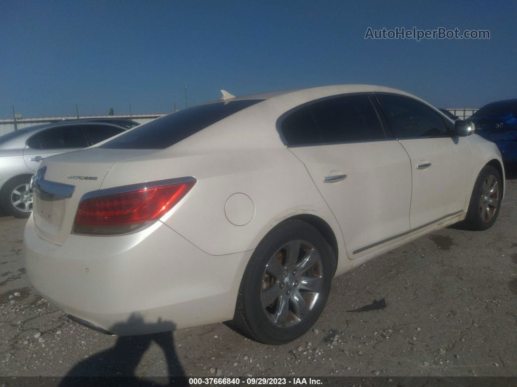 2013 Buick Lacrosse Leather White vin: 1G4GC5E32DF124212