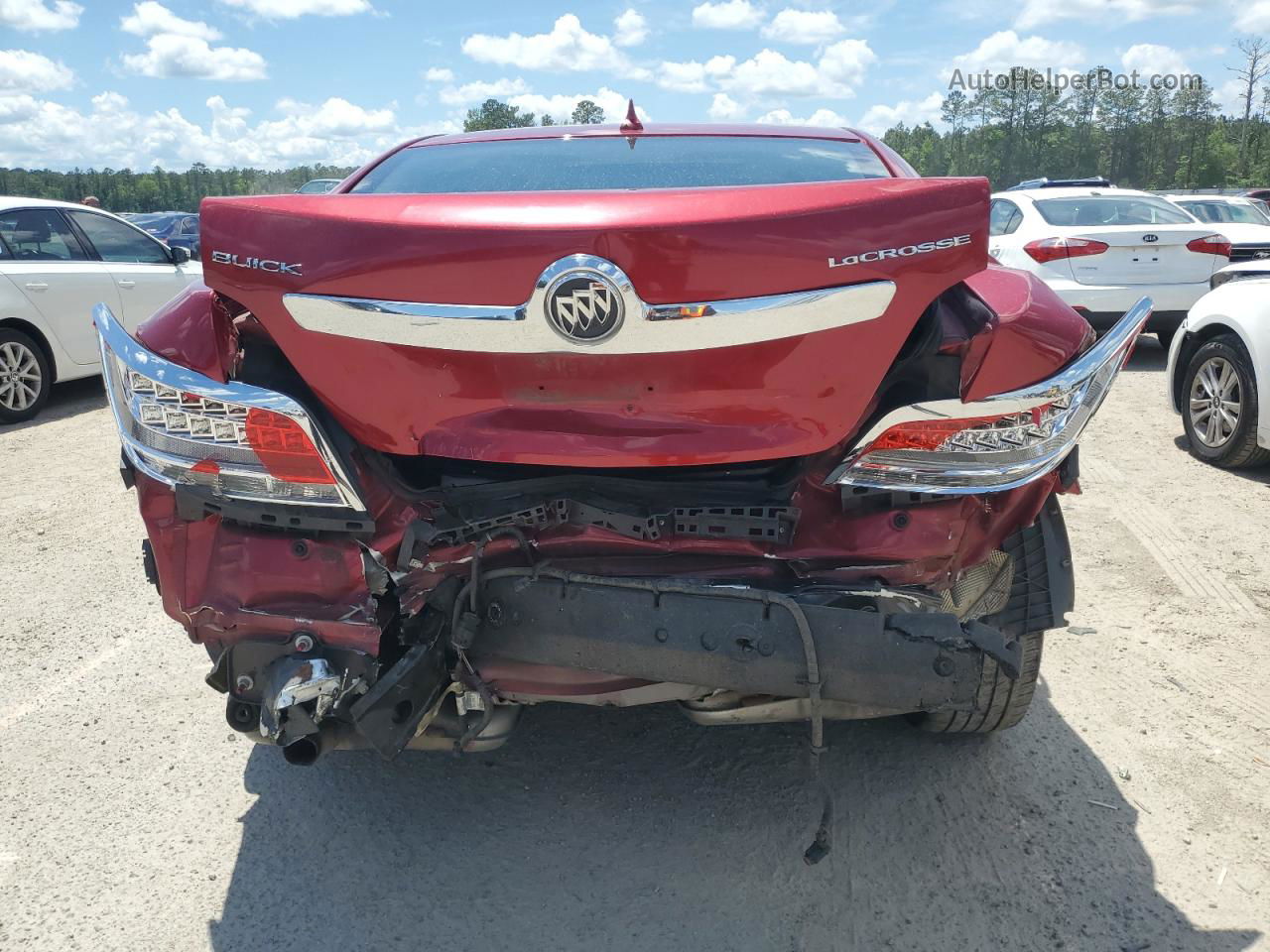 2013 Buick Lacrosse  Burgundy vin: 1G4GC5E33DF263524