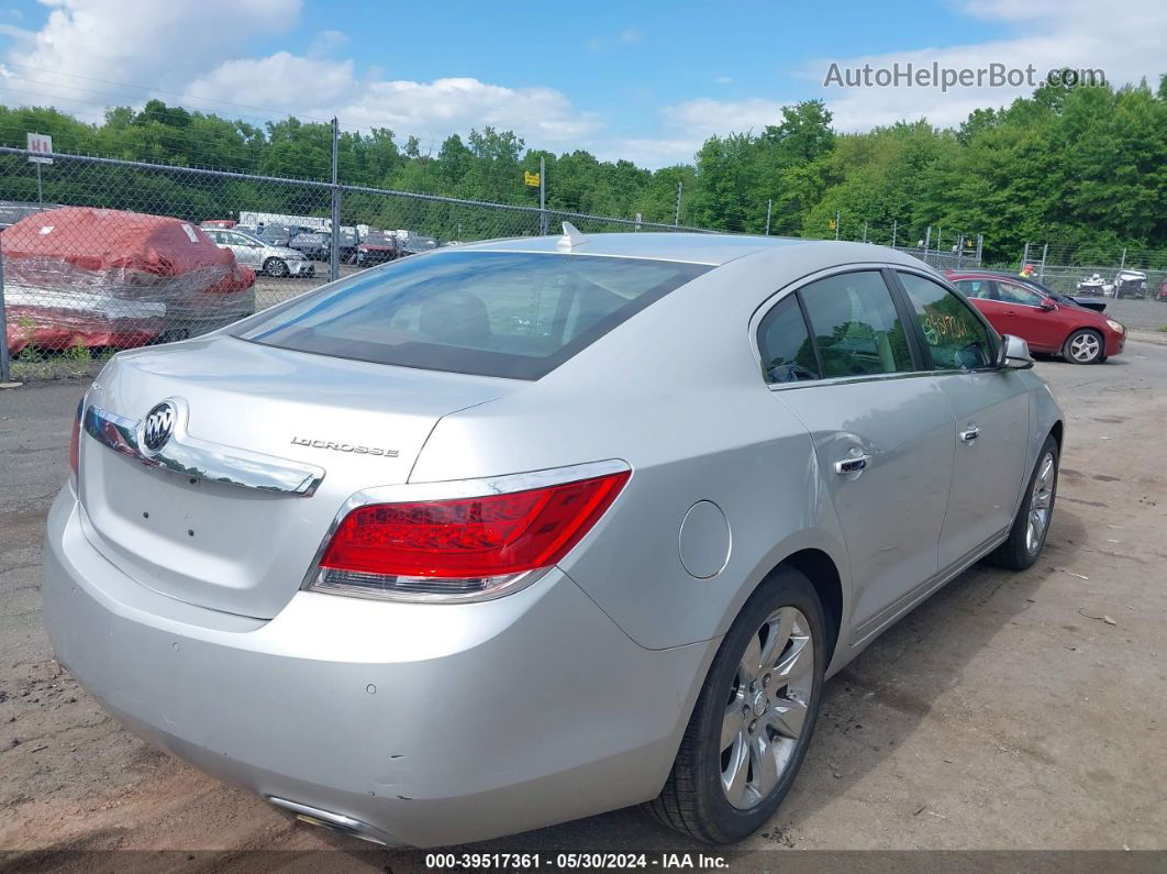 2013 Buick Lacrosse Leather Group Silver vin: 1G4GC5E34DF123773