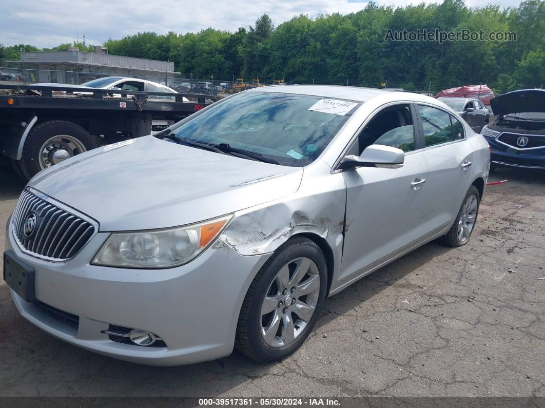 2013 Buick Lacrosse Leather Group Silver vin: 1G4GC5E34DF123773