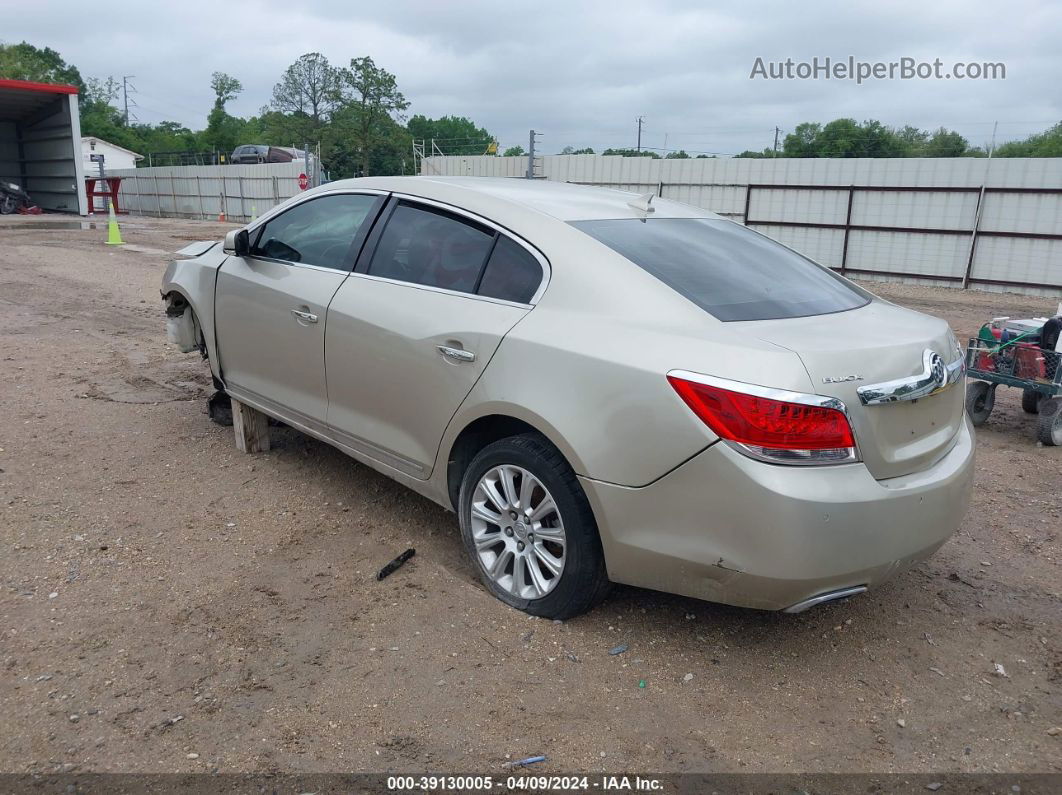 2013 Buick Lacrosse Leather Group Gold vin: 1G4GC5E35DF270233