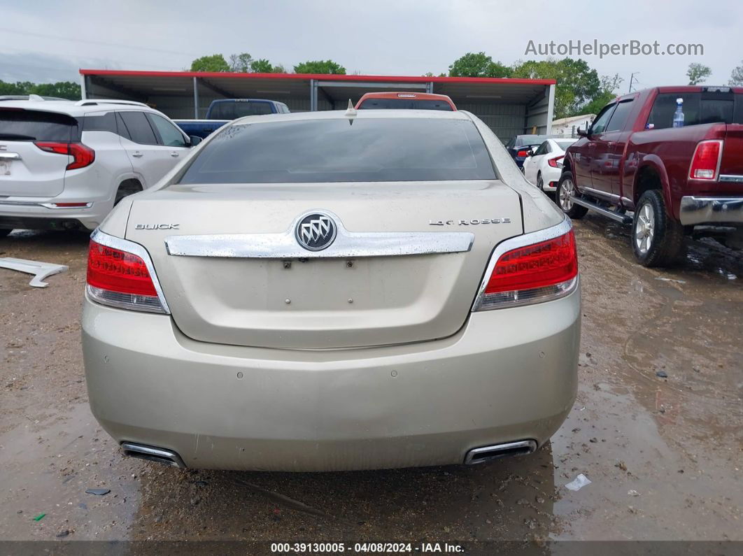 2013 Buick Lacrosse Leather Group Gold vin: 1G4GC5E35DF270233