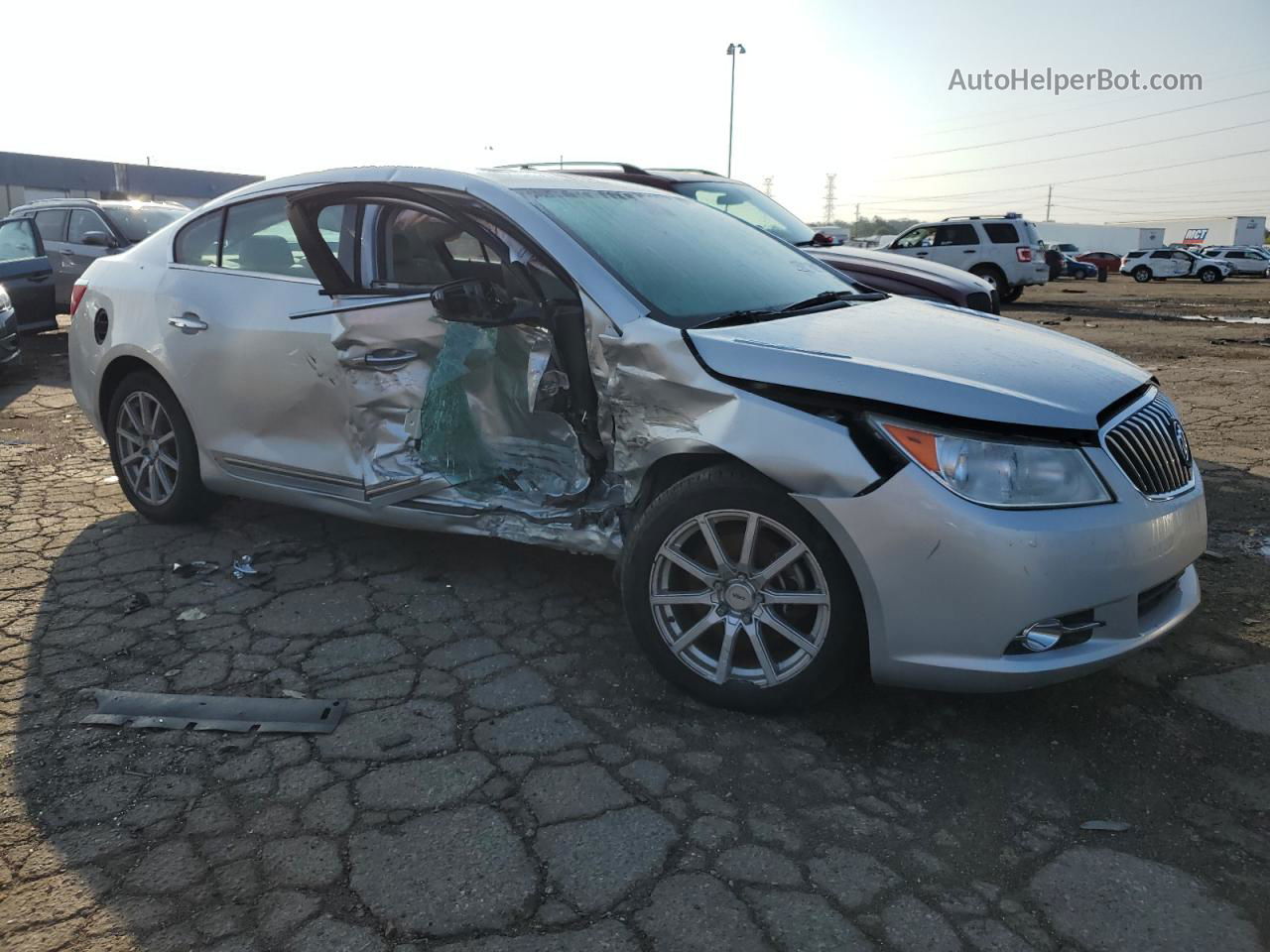 2013 Buick Lacrosse  Silver vin: 1G4GC5E35DF290479