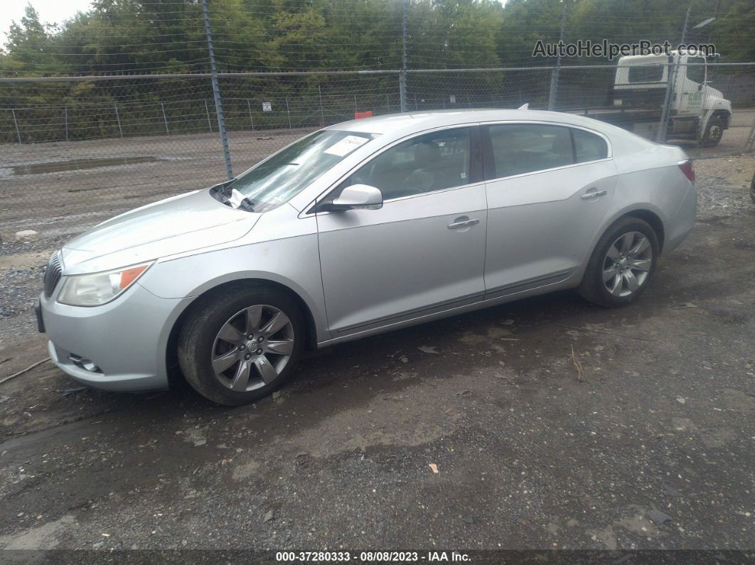 2013 Buick Lacrosse Leather Silver vin: 1G4GC5E36DF123676