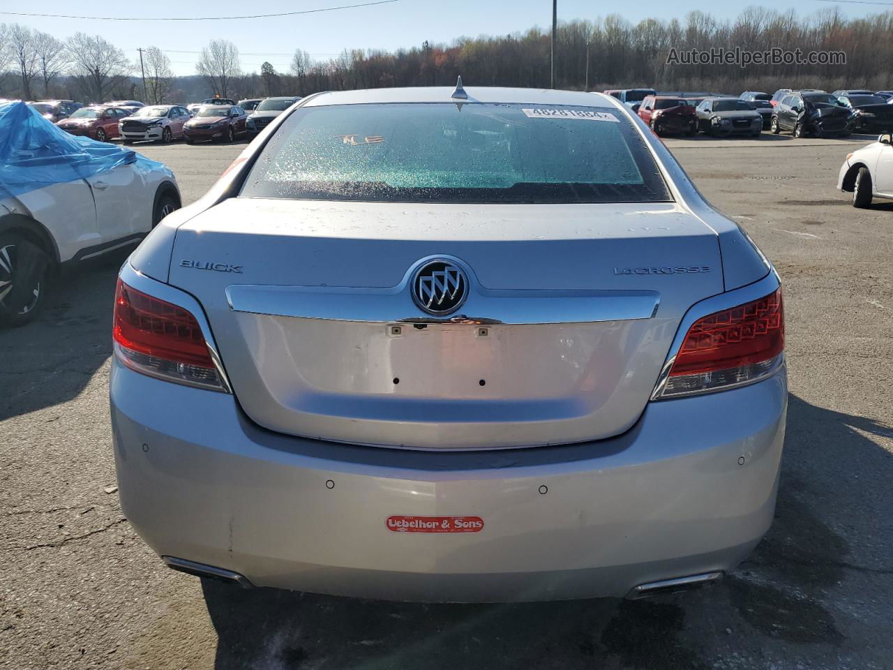 2013 Buick Lacrosse  Silver vin: 1G4GC5E37DF185328