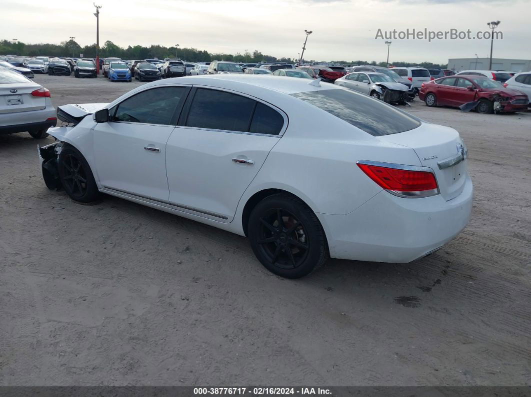 2013 Buick Lacrosse Leather Group White vin: 1G4GC5E38DF122433