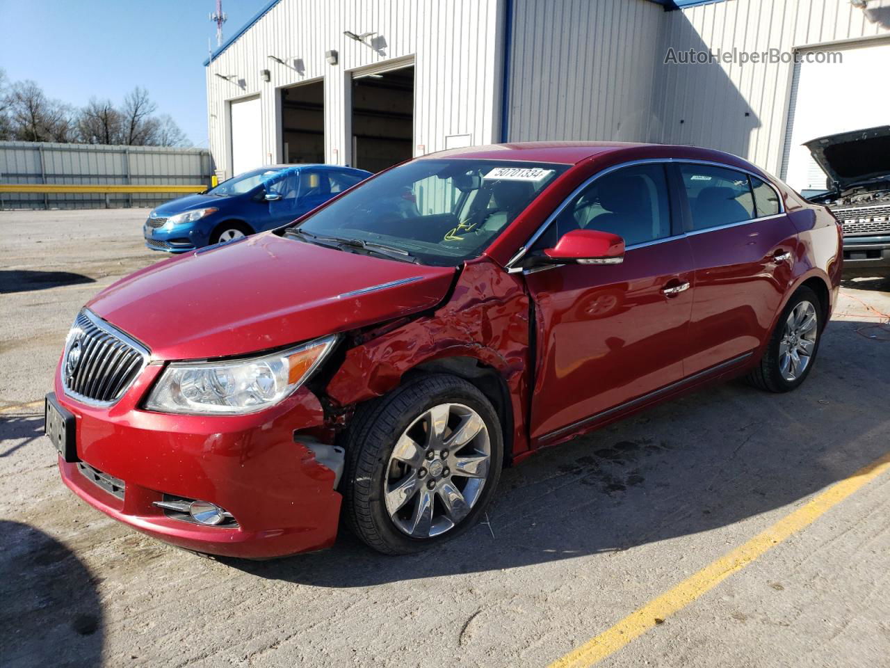 2013 Buick Lacrosse  Red vin: 1G4GC5E39DF122019