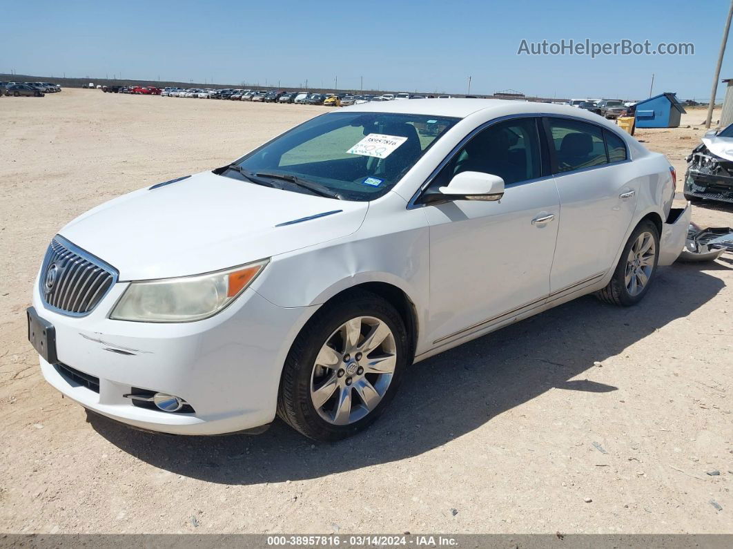 2013 Buick Lacrosse Leather Group White vin: 1G4GC5E39DF122148