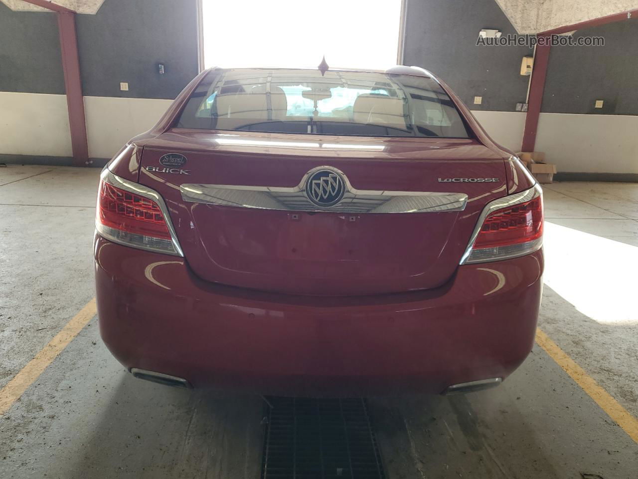 2013 Buick Lacrosse  Red vin: 1G4GC5E39DF201139