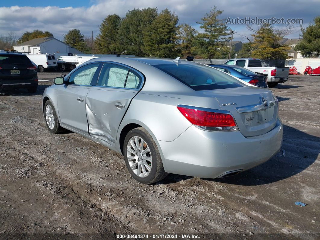 2013 Buick Lacrosse Leather Group Silver vin: 1G4GC5E39DF303850