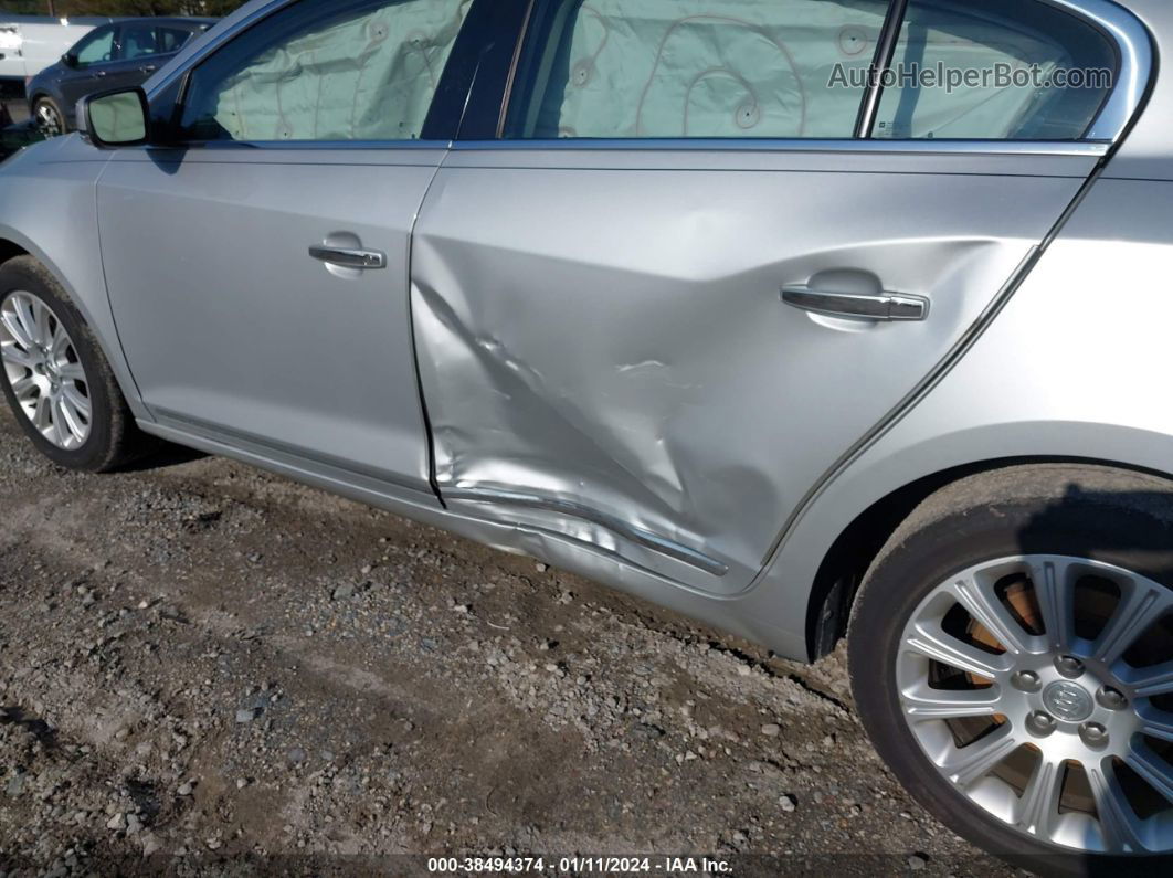 2013 Buick Lacrosse Leather Group Silver vin: 1G4GC5E39DF303850