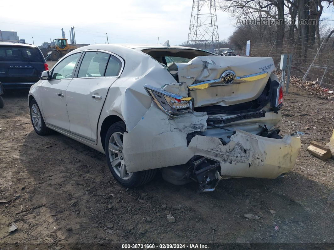 2013 Buick Lacrosse Leather Group White vin: 1G4GC5E3XDF134647