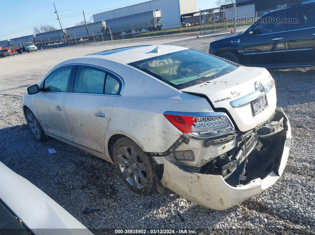 2013 Buick Lacrosse Leather Group White vin: 1G4GC5E3XDF319023