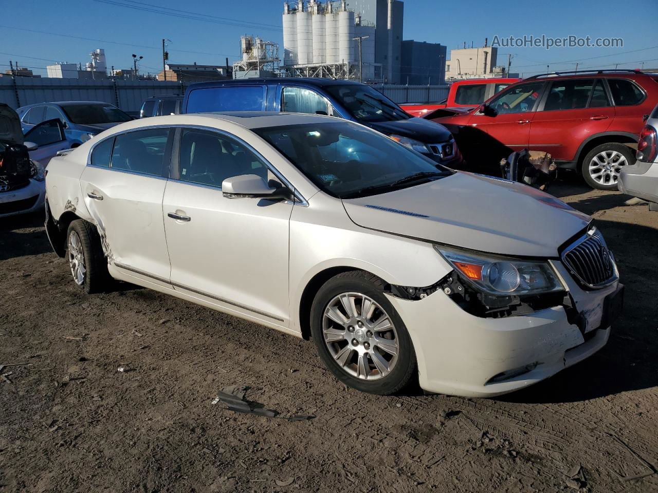 2013 Buick Lacrosse  Cream vin: 1G4GC5ER0DF129459