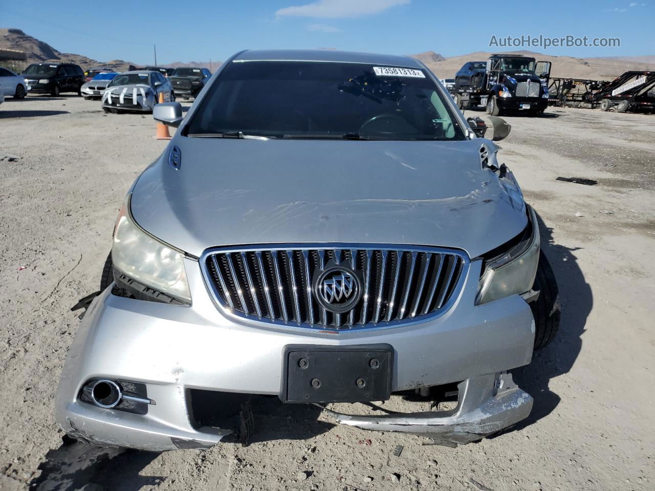 2013 Buick Lacrosse  Silver vin: 1G4GC5ER1DF137232