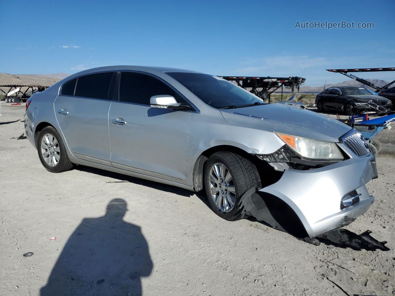 2013 Buick Lacrosse  Silver vin: 1G4GC5ER1DF137232