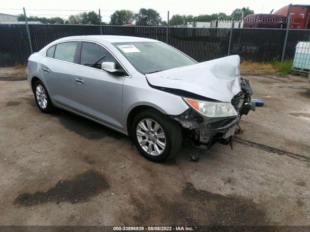 2013 Buick Lacrosse Leather Group Silver vin: 1G4GC5ER1DF282710